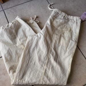 Wild Fable cream light weight parachute pants XL